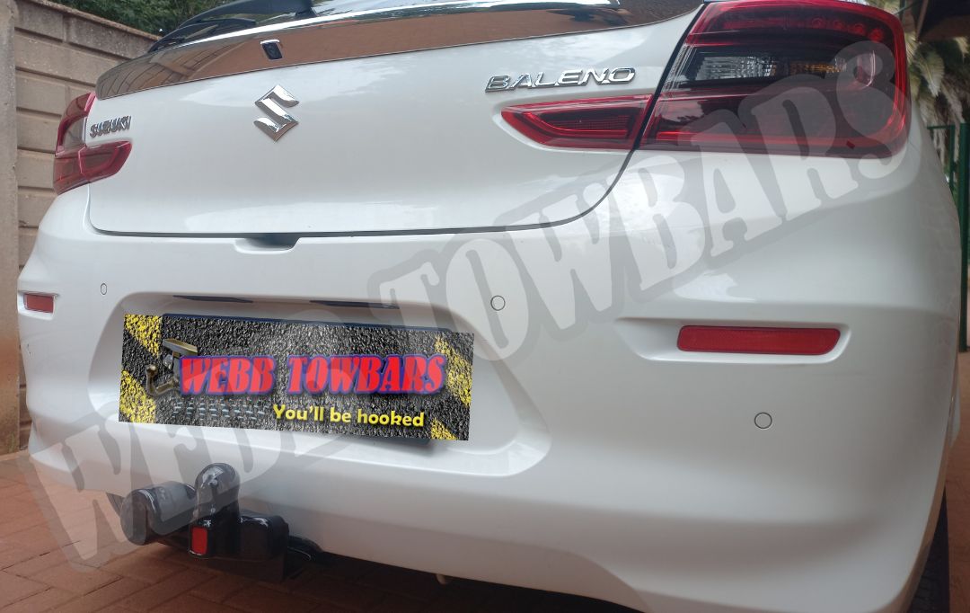 Suzuki Baleno Standard Towbar – Expertly Manufactured and Installed by Webb Towbars in Gauteng, South Africa