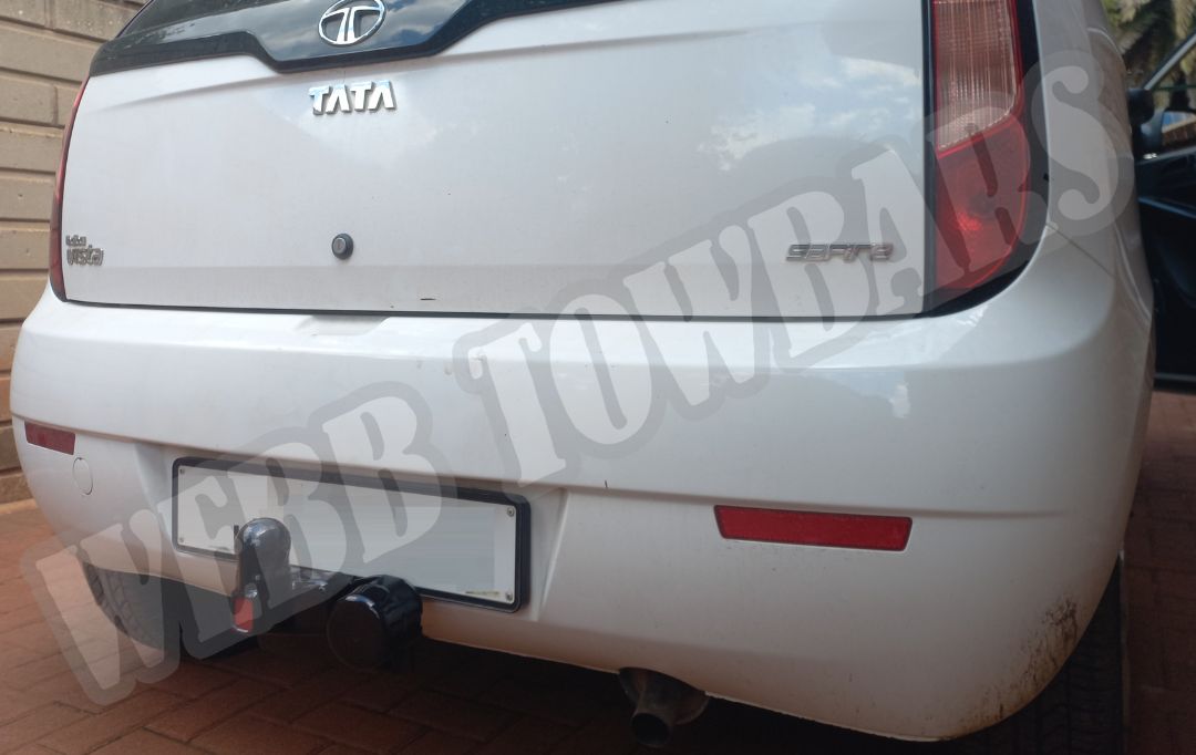TATA Motors Vista Standard Towbar, professionally manufactured and fitted by Webb Towbars in Gauteng, South Africa – reliable and durable towing solution.