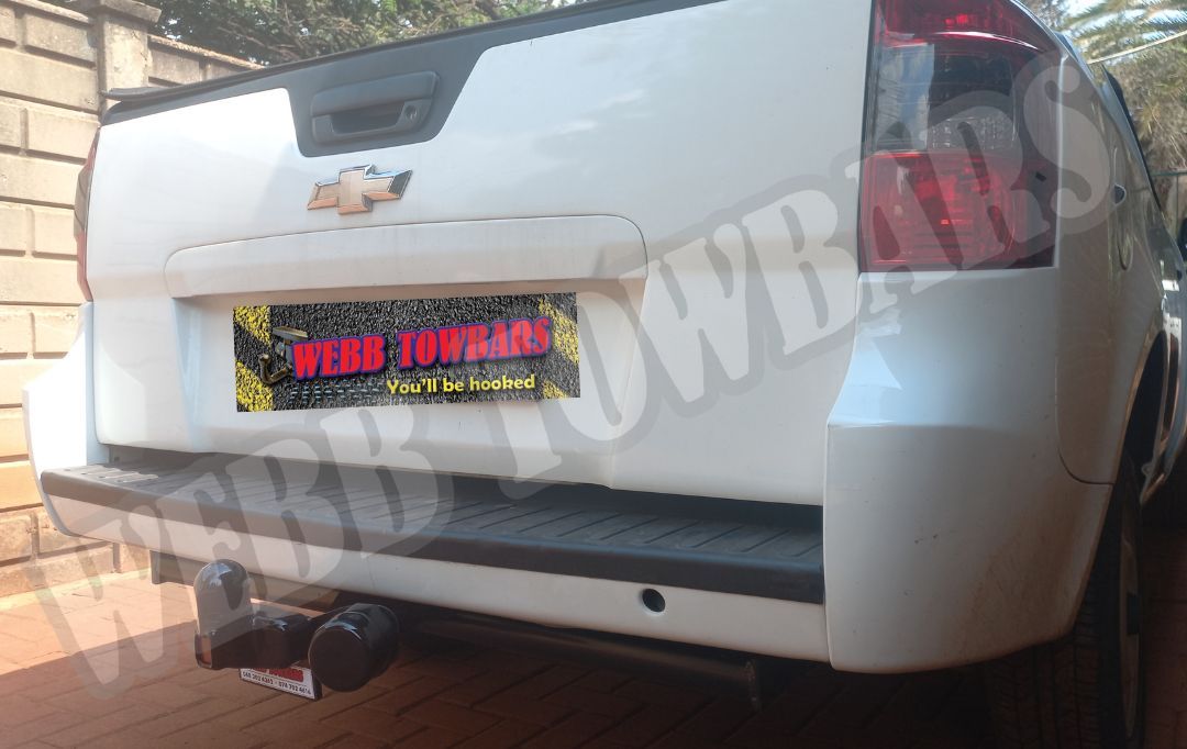 Chevrolet Utility fitted with custom standard towbar by Webb Towbars in Gauteng, South Africa – durable and expertly installed towing solution