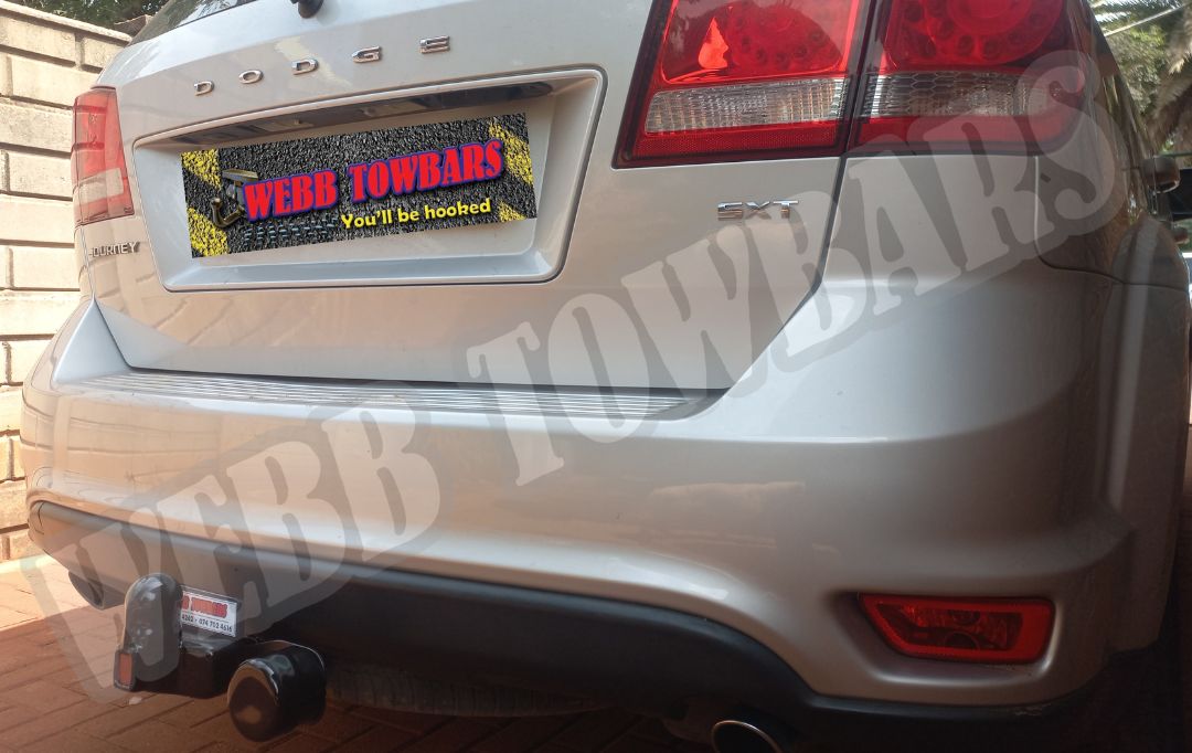 Standard Towbar for Dodge Journey, expertly manufactured and fitted by Webb Towbars in Gauteng, South Africa, offering reliable towing solutions.