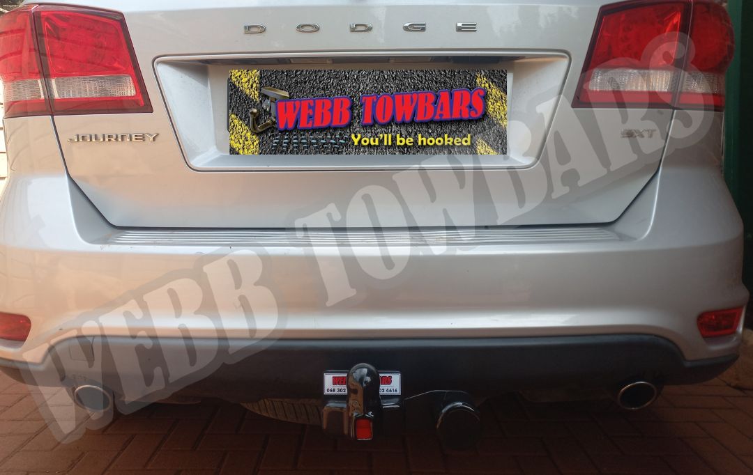 Standard Towbar for Dodge Journey, expertly manufactured and fitted by Webb Towbars in Gauteng, South Africa, offering reliable towing solutions.