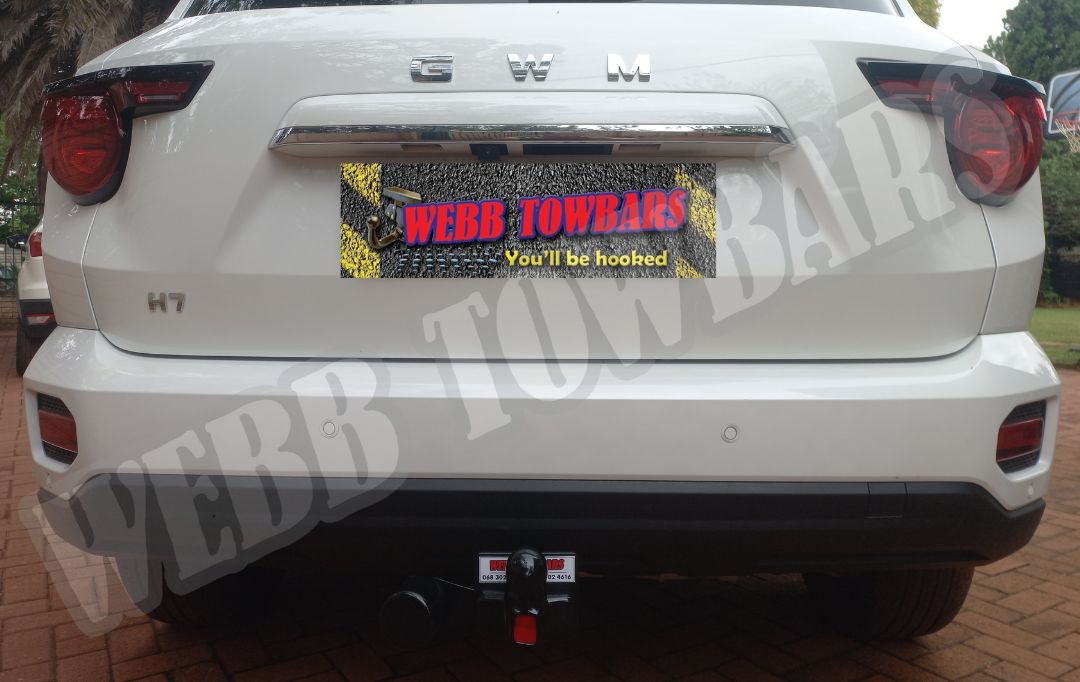 Haval H7 fitted with a high-quality standard towbar by Webb Towbars in Gauteng, South Africa – durable and ready for towing