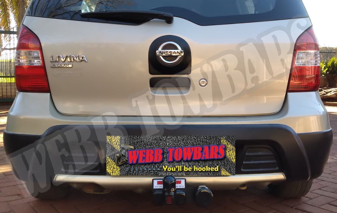 Nissan Livina X-Gear fitted with standard towbar by Webb Towbars in Gauteng South Africa – durable and secure towing solution