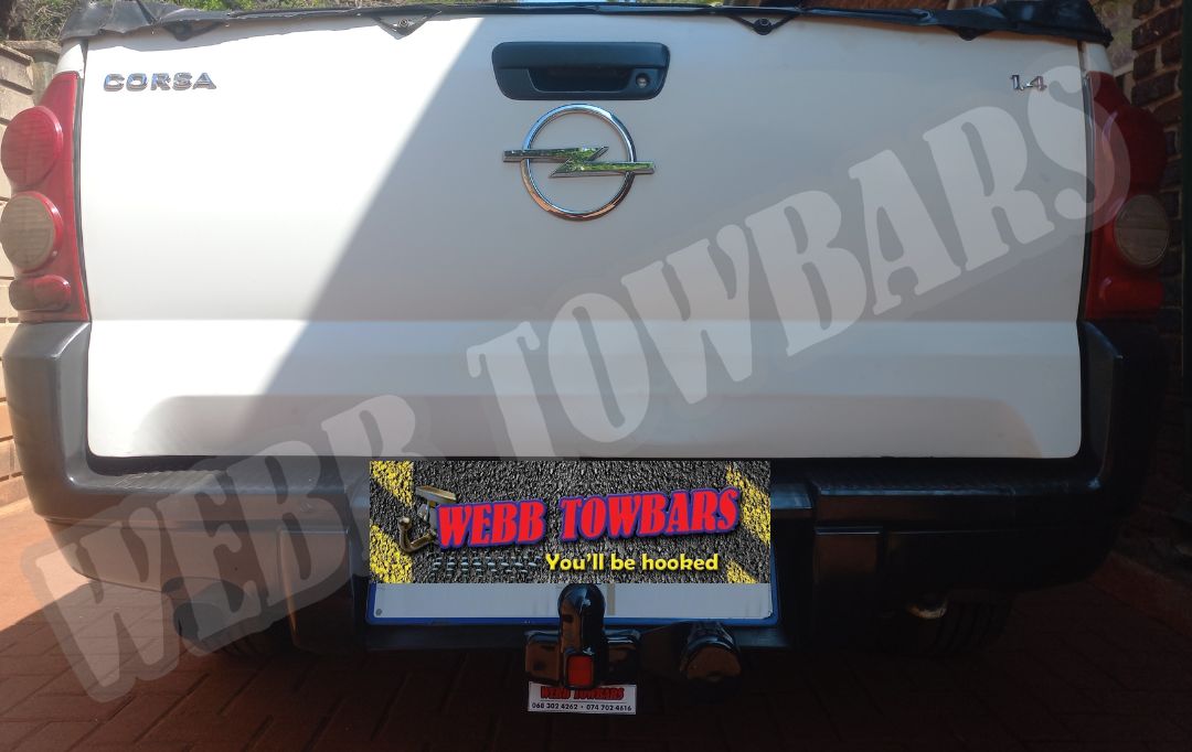 Opel Corsa Utility - Standard Towbar manufactured and fitted by Webb Towbars in Gauteng, South Africa