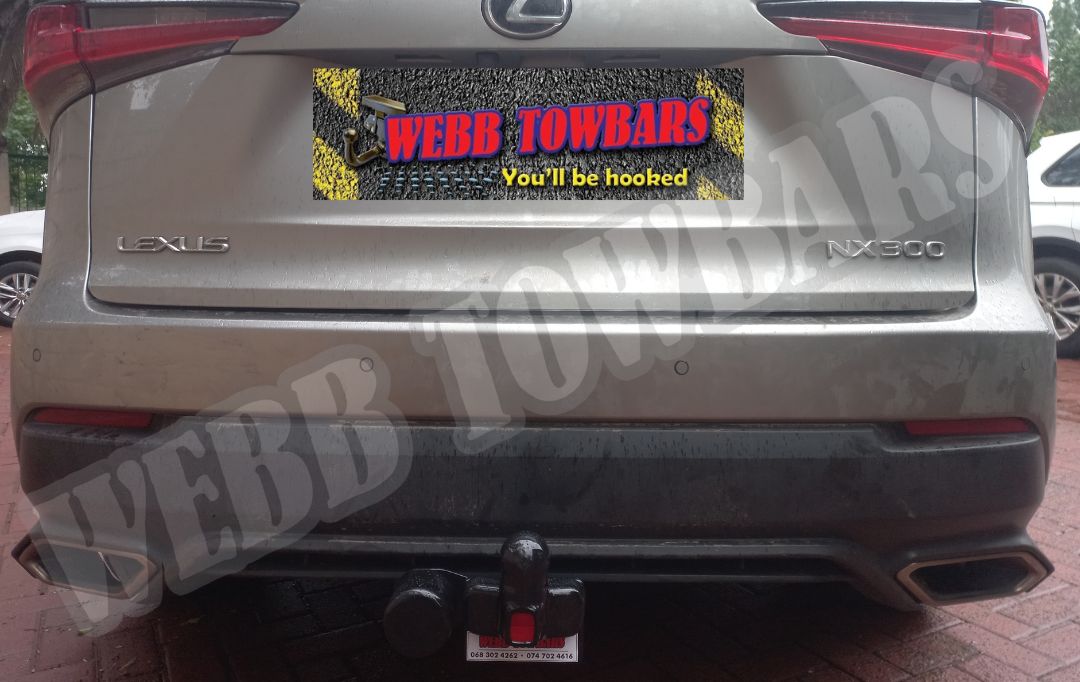 Lexus NX300 Standard Towbar | Expertly Manufactured & Fitted by Webb Towbars, Gauteng, South Africa