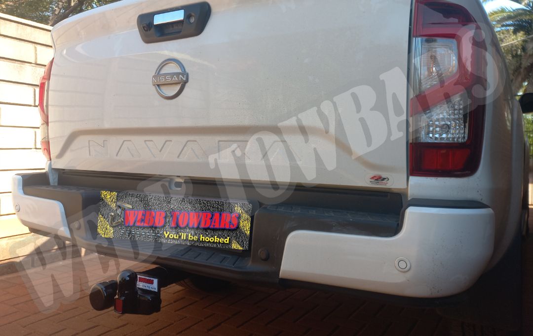 High-quality standard towbar for Nissan Navara, manufactured and professionally fitted by Webb Towbars in Gauteng, South Africa – durable, reliable, and precision-installed towing solution