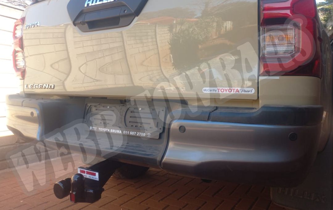 Toyota Hilux Legend Standard Towbar – Expertly Manufactured and Fitted by Webb Towbars in Meyerton, Gauteng, South Africa