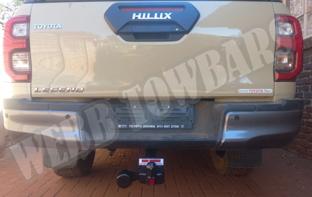 Toyota Hilux Legend Standard Towbar – Expertly Manufactured and Fitted by Webb Towbars in Meyerton, Gauteng, South Africa