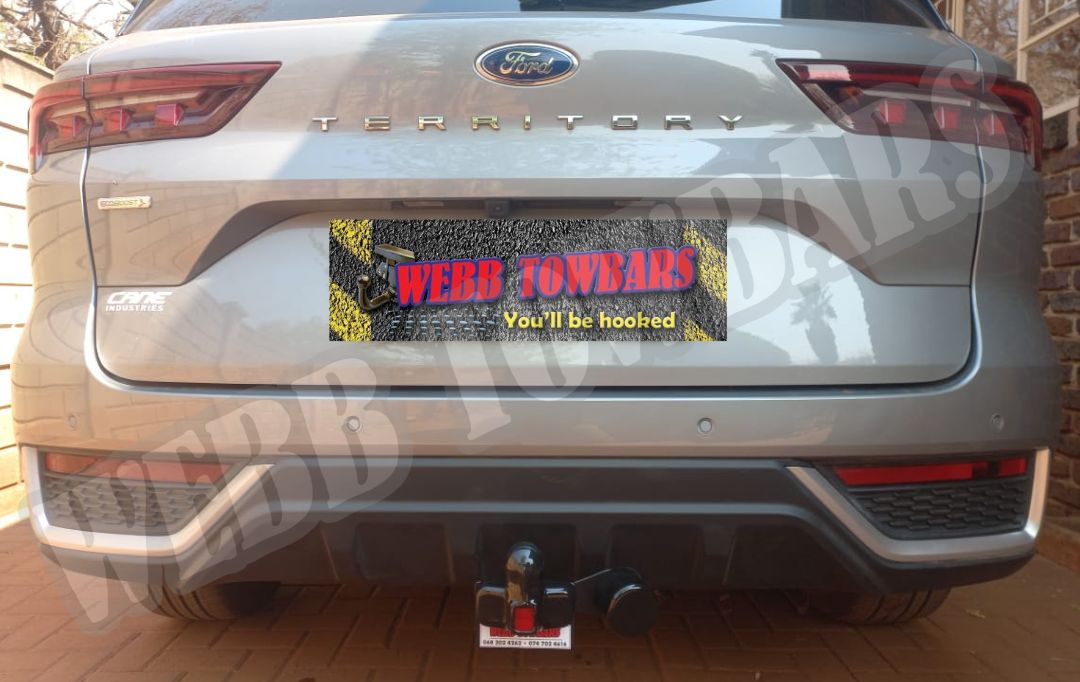 High quality Ford Territory standard towbar installation by Webb Towbars South Africa