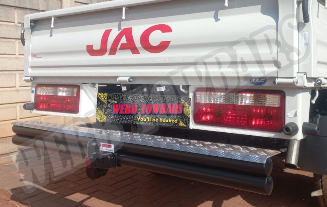 Webb Towbars JAC Motors X200 double tube and step towbar manufactured and fitted in Gauteng South Africa