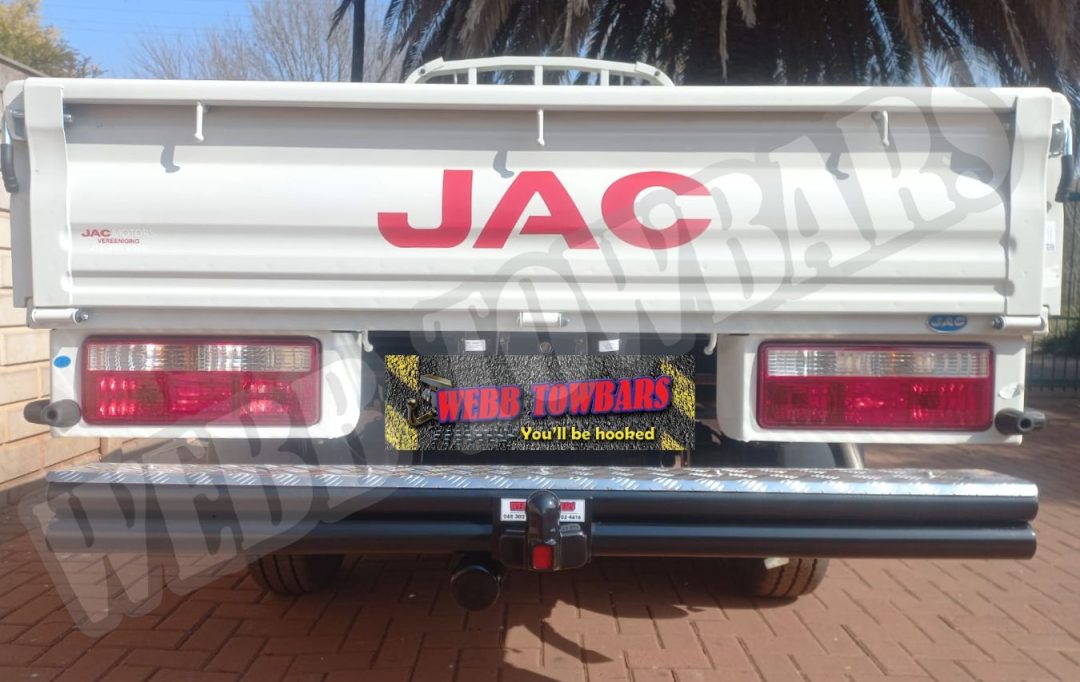 Webb Towbars JAC Motors X200 double tube and step towbar manufactured and fitted in Gauteng South Africa