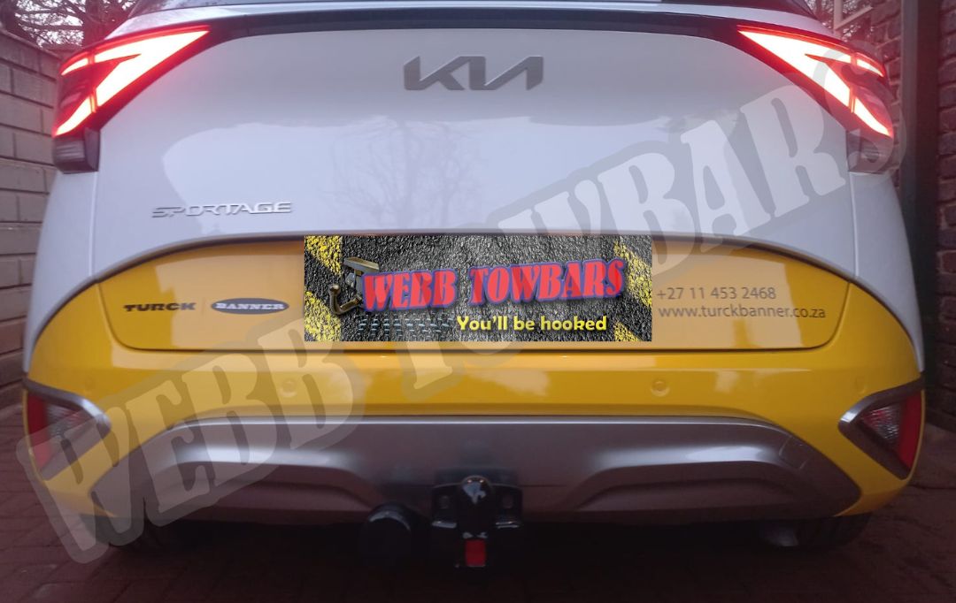 Kia Sportage Standard Towbar installation by Webb Towbars in Gauteng, South Africa - Durable and vehicle-specific towing solution