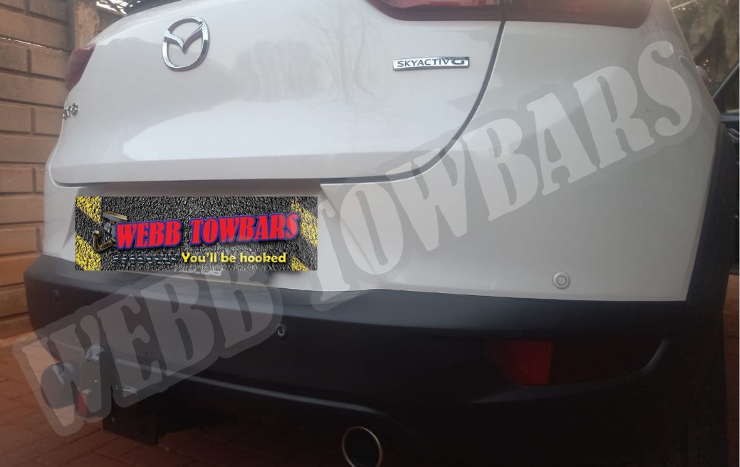 Webb Towbars Mazda CX-3 standard towbar manufactured and professionally fitted in Gauteng South Africa