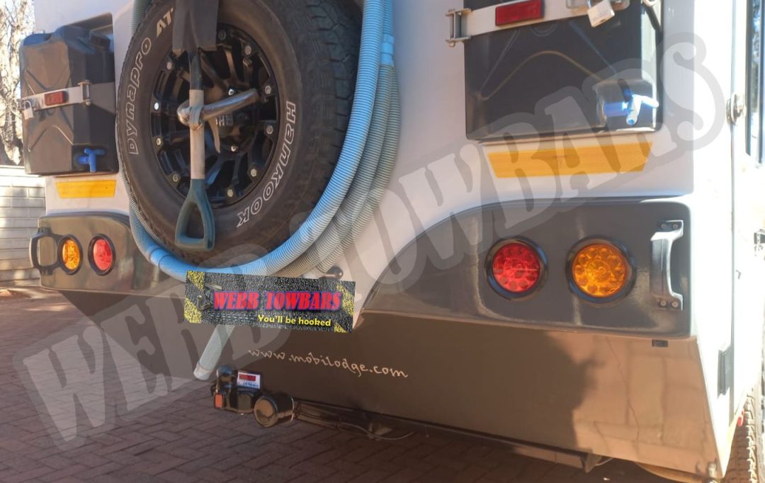 Webb Towbars Mobi Lodge Caravan standard towbar manufactured and professionally fitted in Gauteng South Africa
