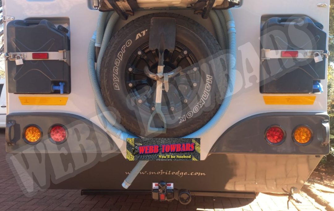 Webb Towbars Mobi Lodge Caravan standard towbar manufactured and professionally fitted in Gauteng South Africa