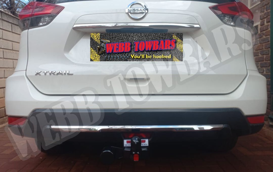 Nissan X-Trail standard towbar manufactured and professionally fitted by Webb Towbars Gauteng South Africa