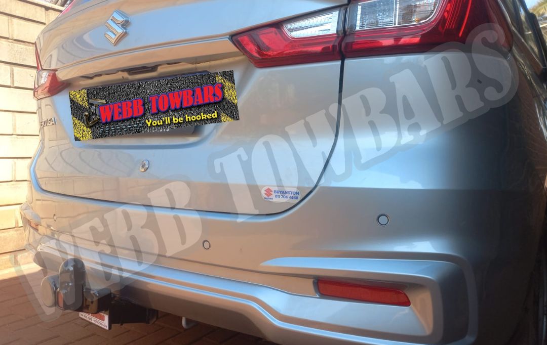 Suzuki Ertiga standard towbar manufactured and professionally fitted by Webb Towbars Gauteng South Africa