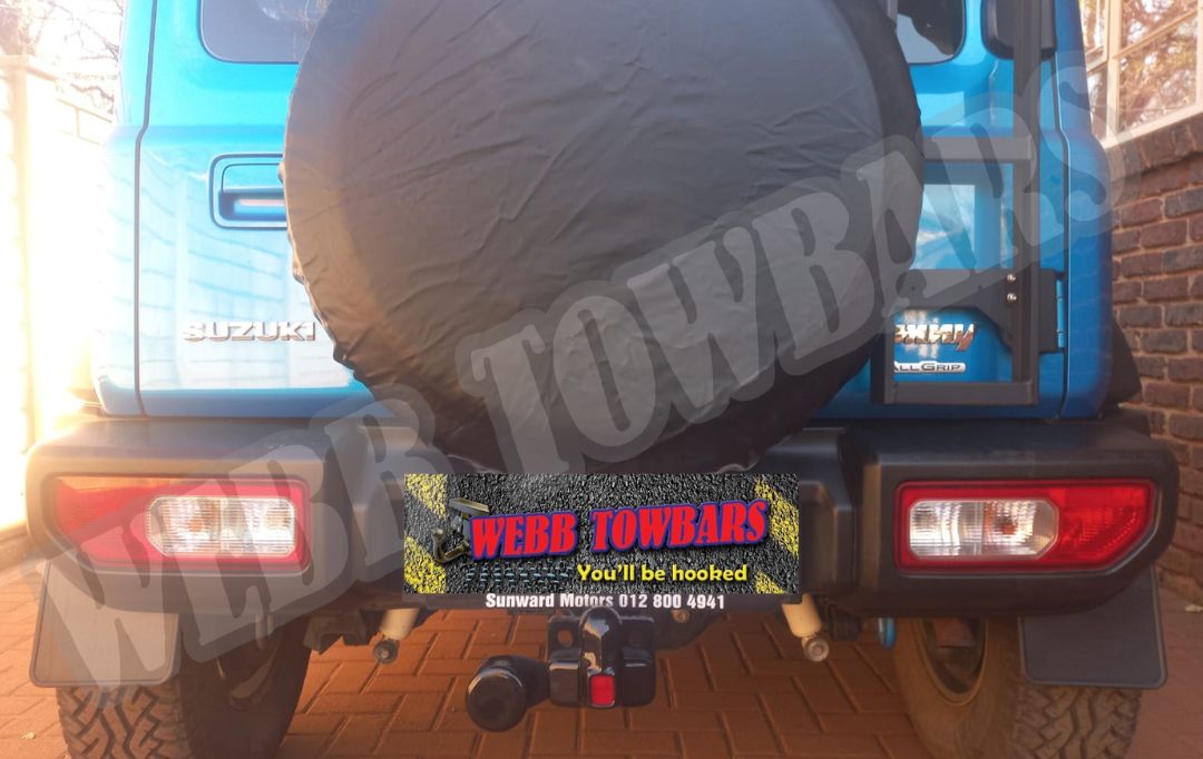 Suzuki Jimny standard towbar manufactured and fitted by Webb Towbars Gauteng South Africa