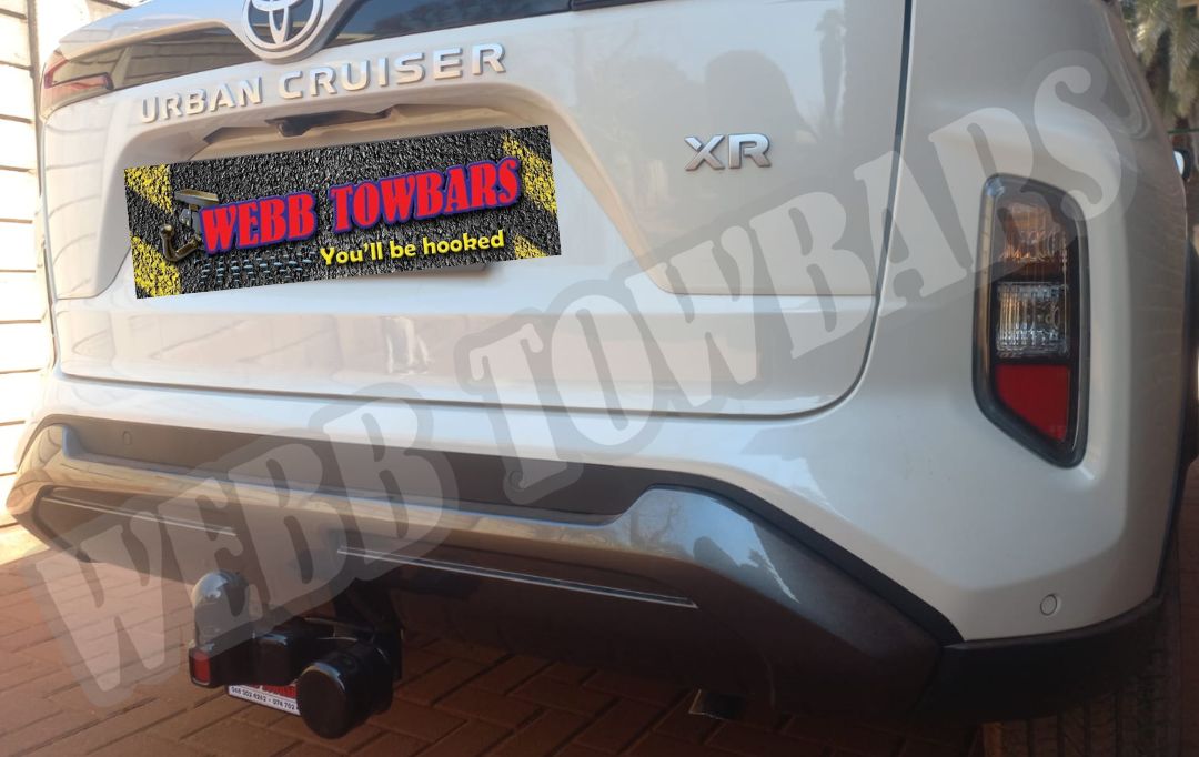 Webb Towbars Toyota Urban Cruiser XR standard towbar manufactured and fitted in Gauteng South Africa