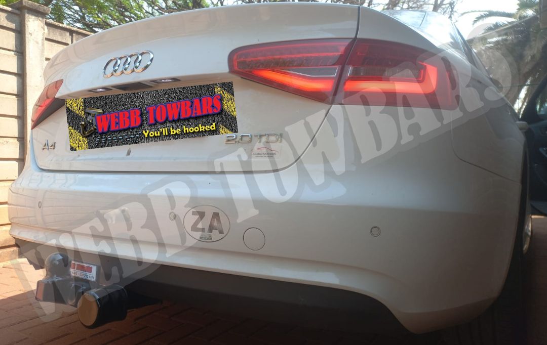 Webb Towbars Audi A4 B8 standard towbar manufactured and fitted in Gauteng South Africa