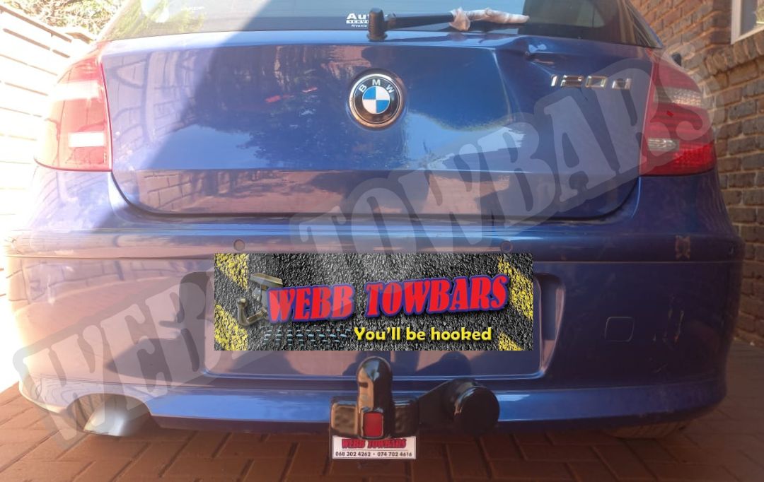 Webb Towbars BMW 1 Series E87 standard towbar manufactured and fitted in Gauteng South Africa