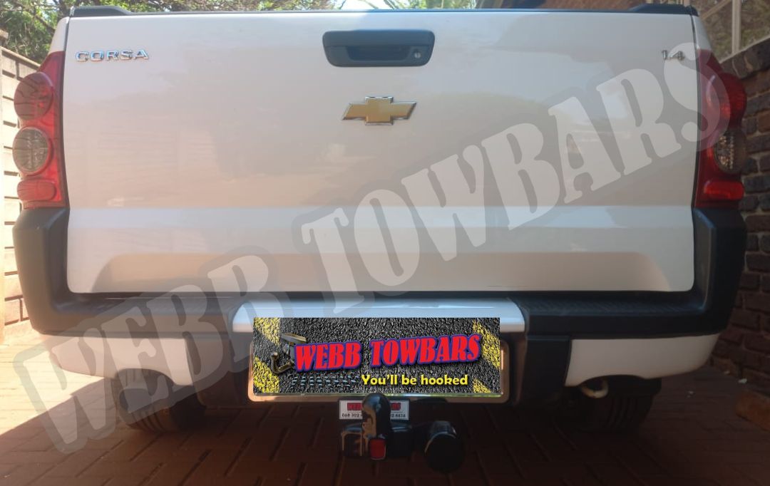 Webb Towbars Chevrolet Corsa Utility standard towbar manufactured and fitted in Gauteng South Africa