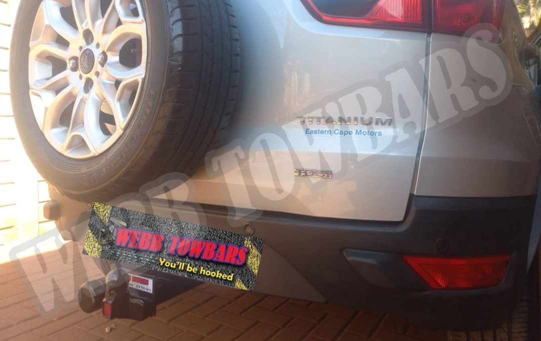 Webb Towbars Ford EcoSport Titanium standard towbar manufactured and fitted in Gauteng South Africa