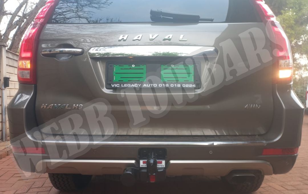 Webb Towbars Haval H9 standard towbar manufactured and fitted in Gauteng South Africa