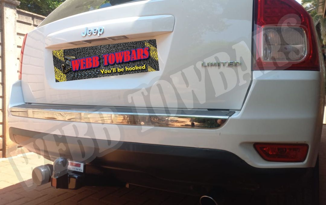 Webb Towbars Jeep Compass standard towbar manufactured and fitted in Gauteng South Africa