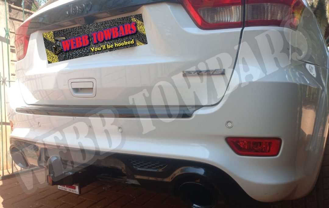 Webb Towbars Jeep Grand Cherokee SRT8 detachable towbar manufactured and fitted in Gauteng South Africa