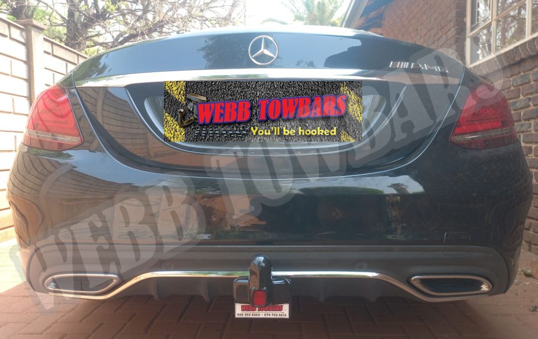 Webb Towbars Mercedes Benz C220 W205 detachable towbar manufactured and fitted in Gauteng South Africa