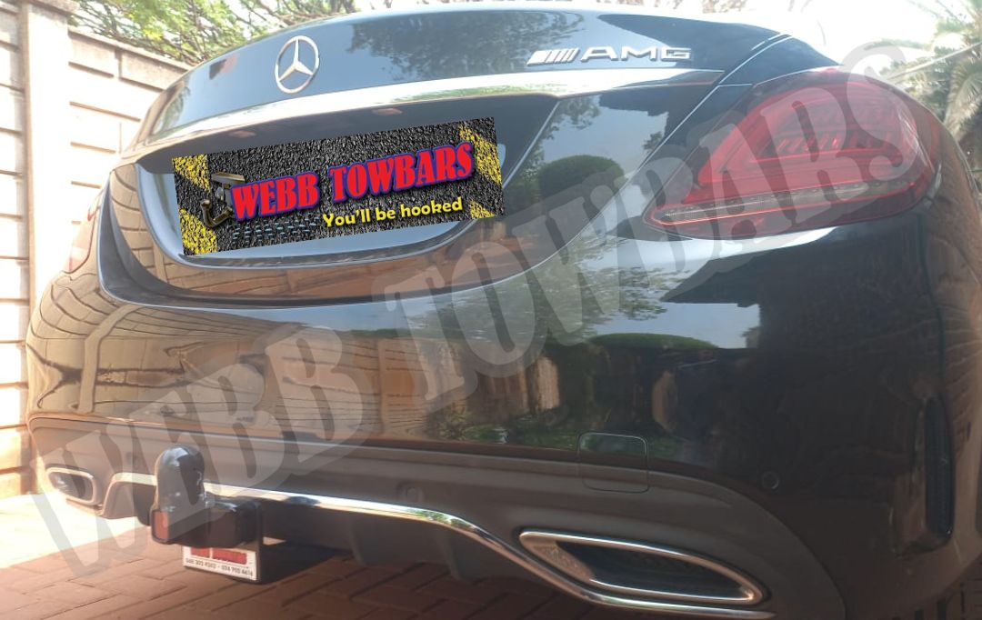 Webb Towbars Mercedes Benz C220 W205 detachable towbar manufactured and fitted in Gauteng South Africa