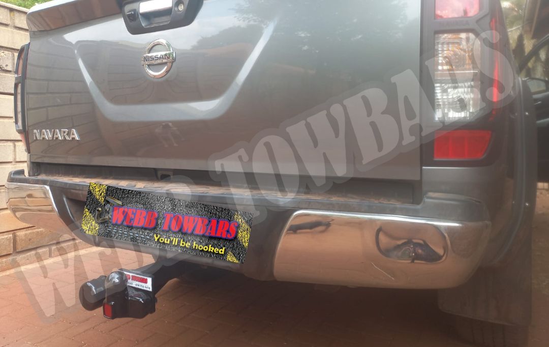Webb Towbars Nissan Navara standard towbar manufactured and fitted in Gauteng South Africa