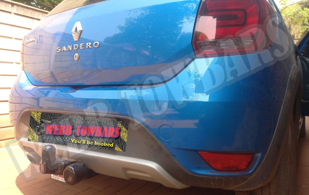 Webb Towbars Renault Sandero Stepway standard towbar manufactured and fitted in Gauteng South Africa