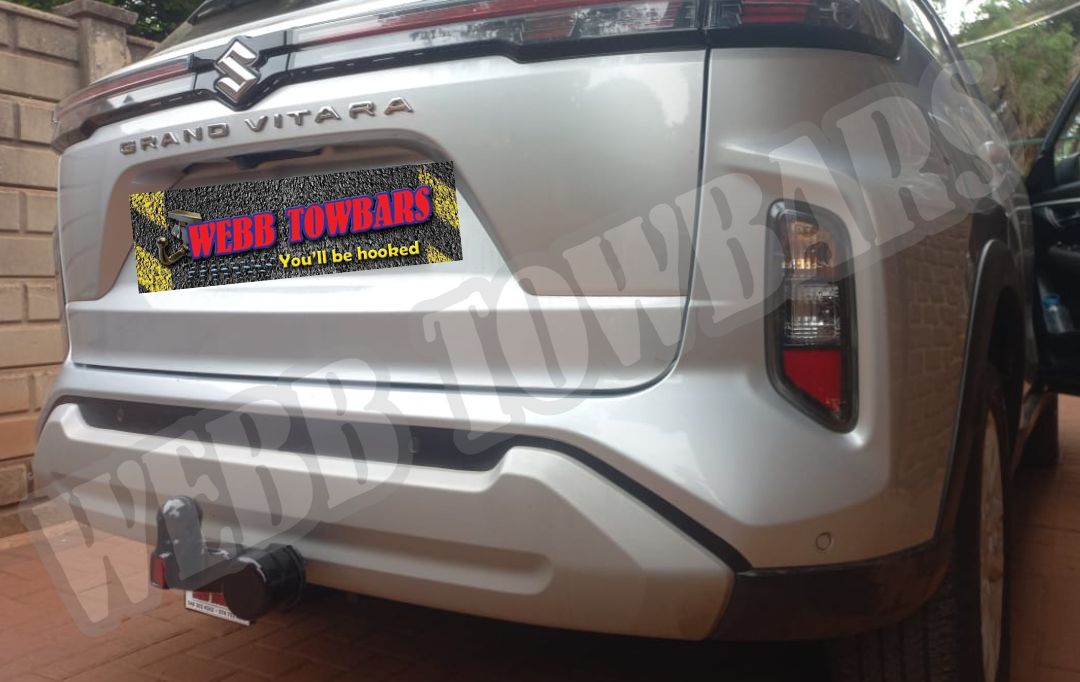 Webb Towbars Suzuki Grand Vitara standard towbar manufactured and fitted in Gauteng South Africa