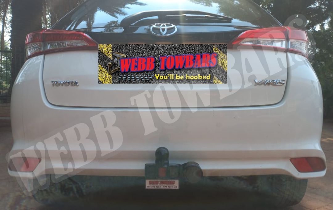 Webb Towbars Toyota Yaris standard towbar manufactured and fitted in Gauteng South Africa