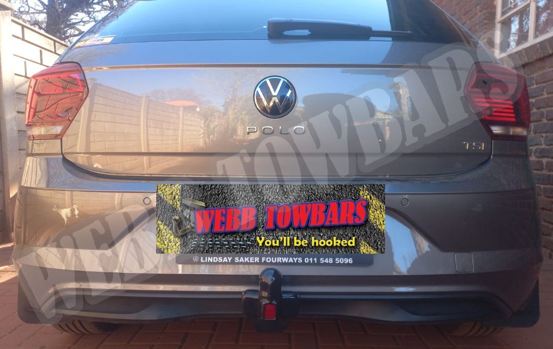 Webb Towbars Volkswagen Polo TSI detachable towbar manufactured and fitted in Gauteng South Africa