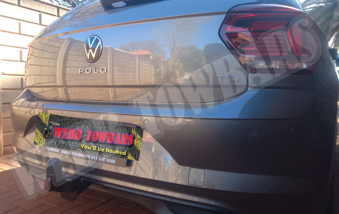 Webb Towbars Volkswagen Polo TSI detachable towbar manufactured and fitted in Gauteng South Africa