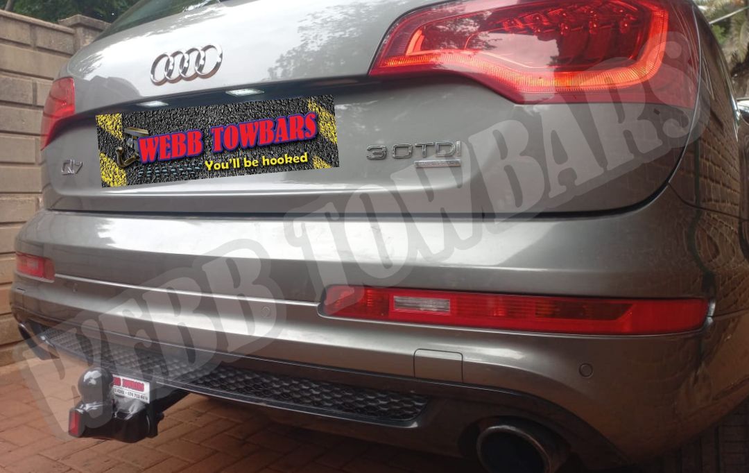 Webb Towbars Audi Q7 detachable towbar manufactured and fitted in Gauteng South Africa