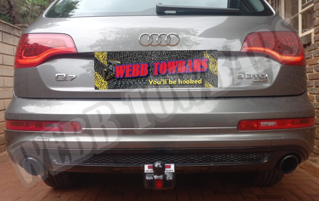Webb Towbars Audi Q7 detachable towbar manufactured and fitted in Gauteng South Africa