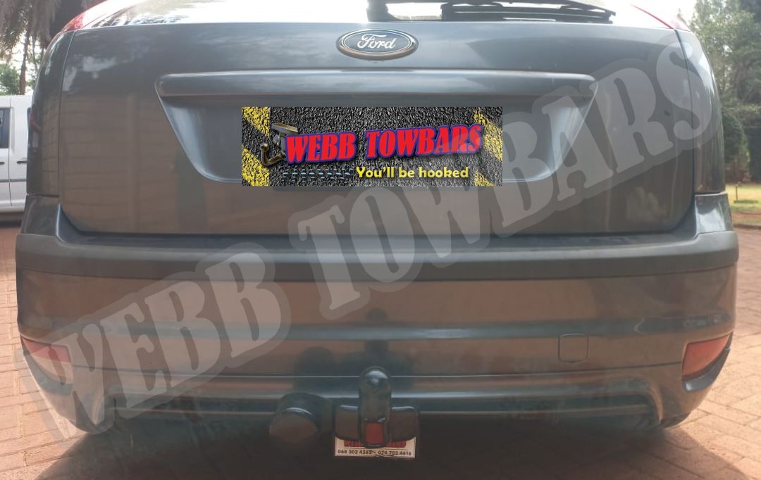 Webb Towbars Ford Focus Hatchback standard towbar manufactured and fitted in Gauteng South Africa