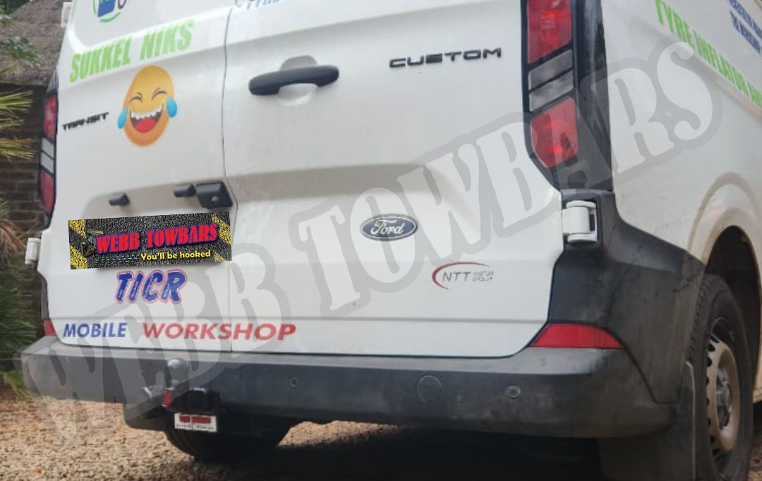 Webb Towbars Ford Transit Custom standard towbar manufactured and fitted in Gauteng South Africa