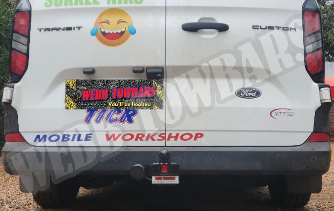 Webb Towbars Ford Transit Custom standard towbar manufactured and fitted in Gauteng South Africa