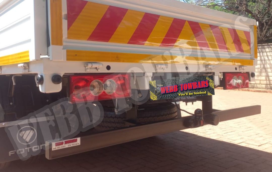 Webb Towbars Foton Miller Truck full channel towbar manufactured and fitted in Gauteng South Africa