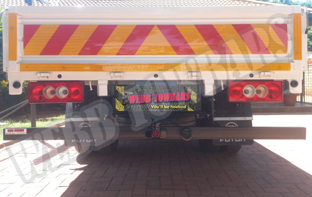 Webb Towbars Foton Miller Truck full channel towbar manufactured and fitted in Gauteng South Africa
