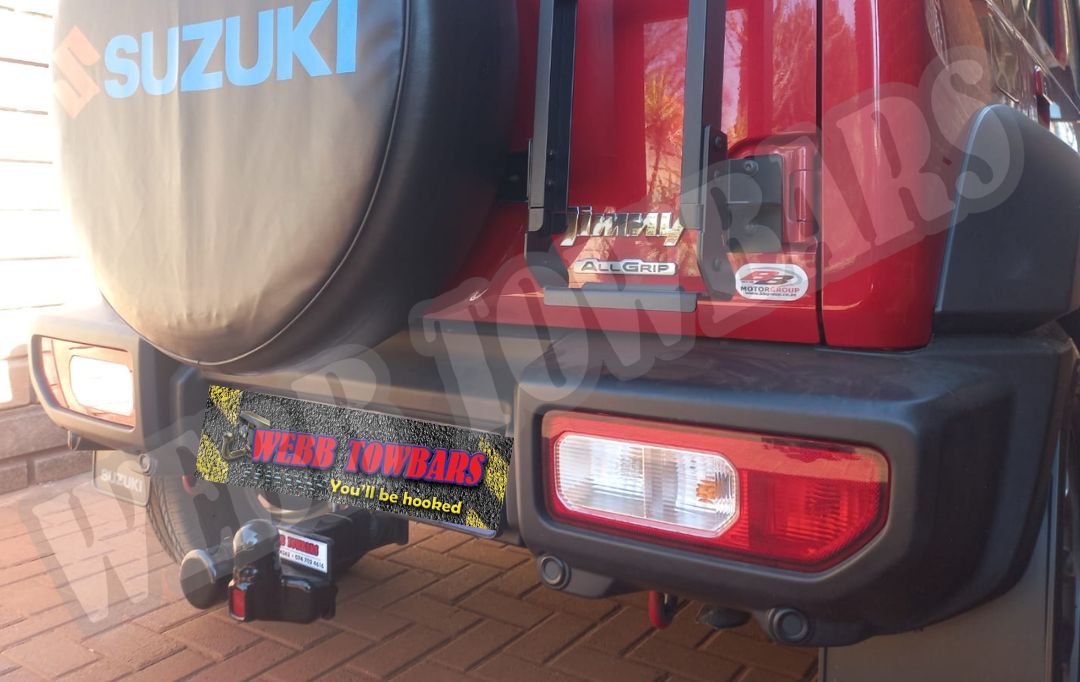 Webb Towbars Suzuki Jimny standard towbar manufactured and fitted in Gauteng South Africa