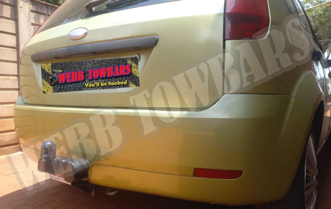 Webb Towbars Fords Fiesta Hatchback standard towbar manufactured and fitted in Gauteng South Africa