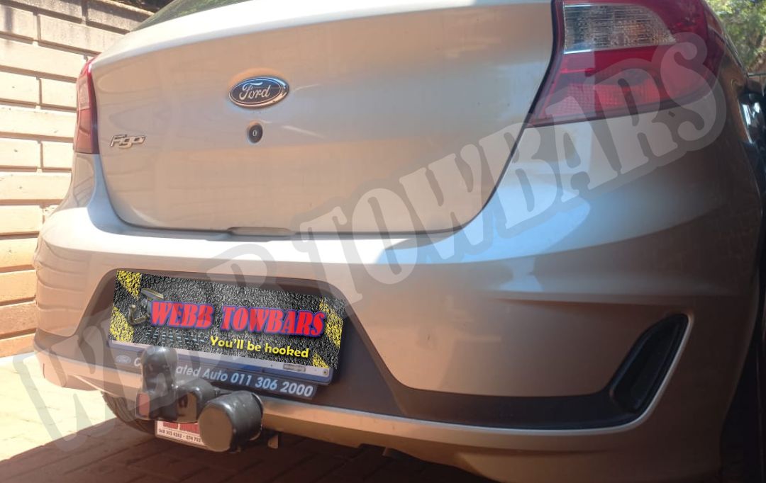 Webb Towbars Ford Figo Hatchback standard towbar manufactured and fitted in Gauteng South Africa