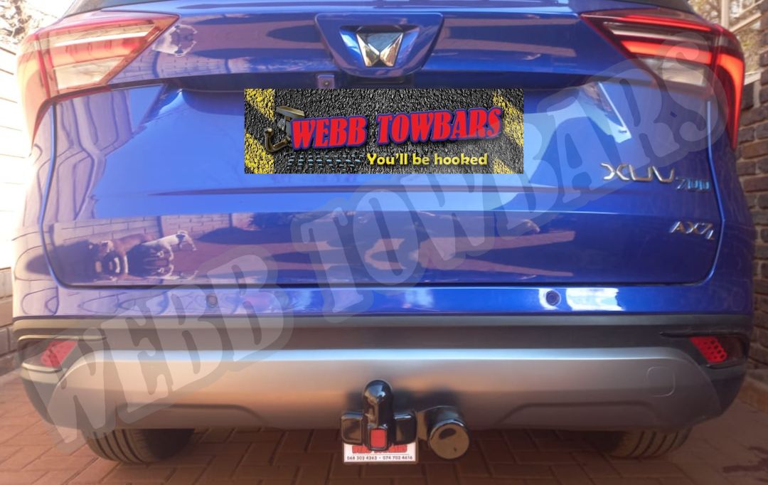 Webb Towbars Mahindra XUV700 standard towbar manufactured and fitted in Gauteng South Africa