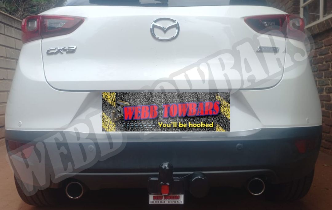 Webb Towbars Mazda CX-3 standard towbar manufactured and fitted in Gauteng South Africa